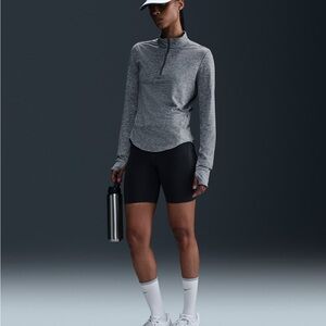 Nike Swift Dri-FIT UV 1/4 Zip Running Top Women’s XS Gray NWT